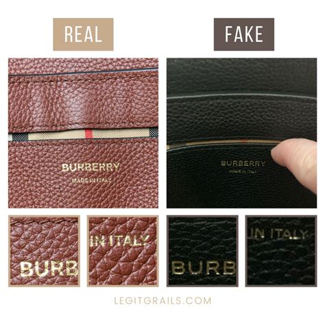 burberry bag tag real vs fake|real burberry bag tags.